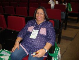 Maria Neuman participou do curso de Gestão do Orçamento e do FMS durante o XXIX Congresso Nacional de Secretarias Municipais de Saúde