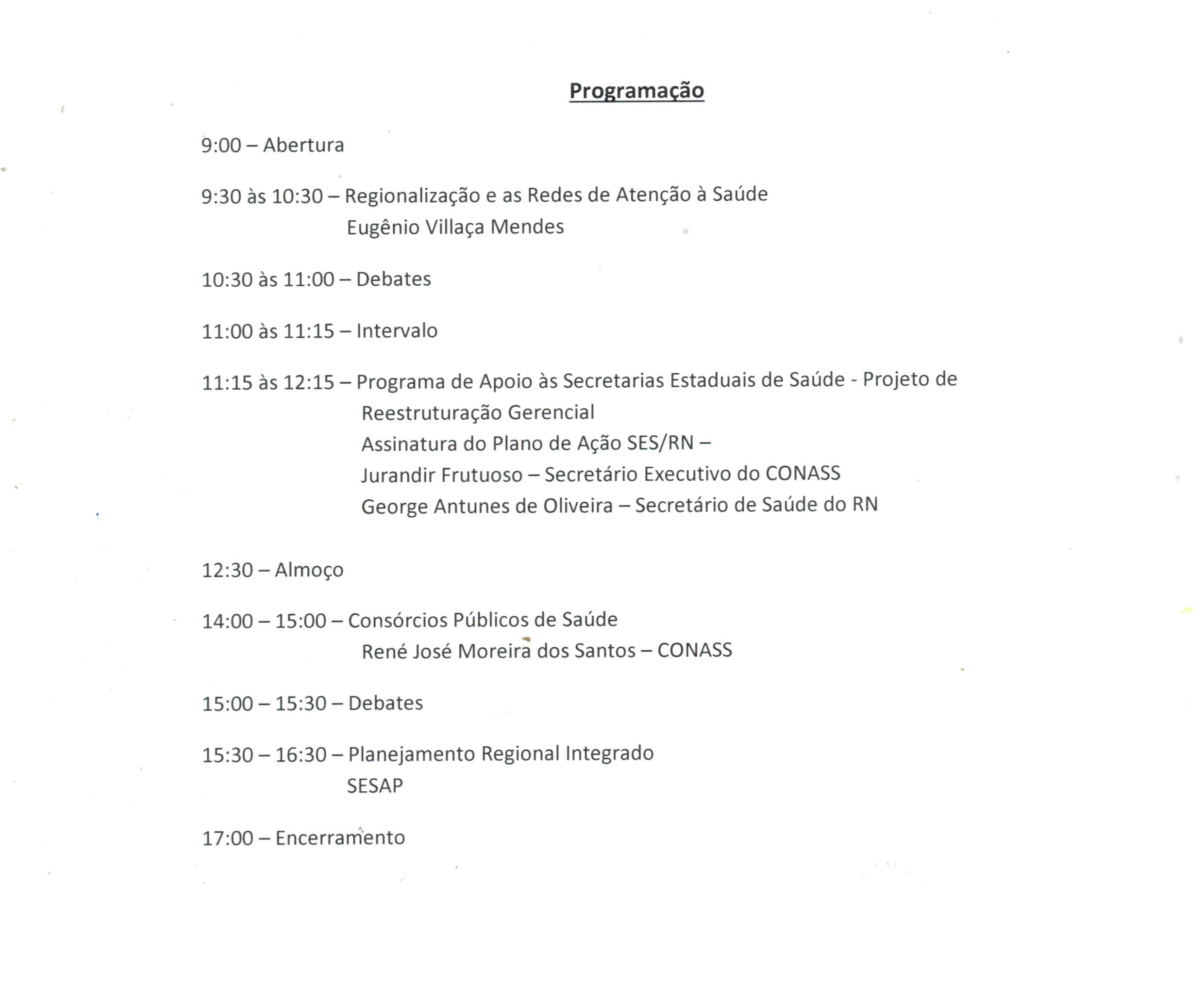 Sesap convida gestores municipais a participarem do Encontro Estadual de Planejamento e Gestão do SUS na próxima segunda (26)