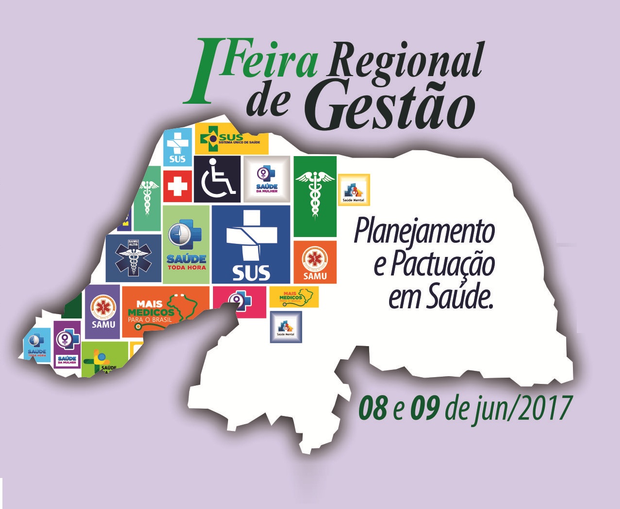 Inscrições para a I Feira Regional de Gestão, Planejamento e Pactuação em Saúde seguem abertas até amanhã (terça-feira, 06)