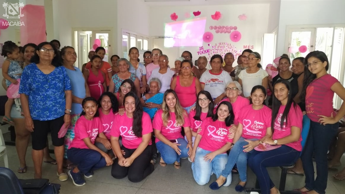 Macaíba: Vilar recebe ação da campanha Outubro Rosa Macaíba: Vilar recebe ação da campanha Outubro Rosa