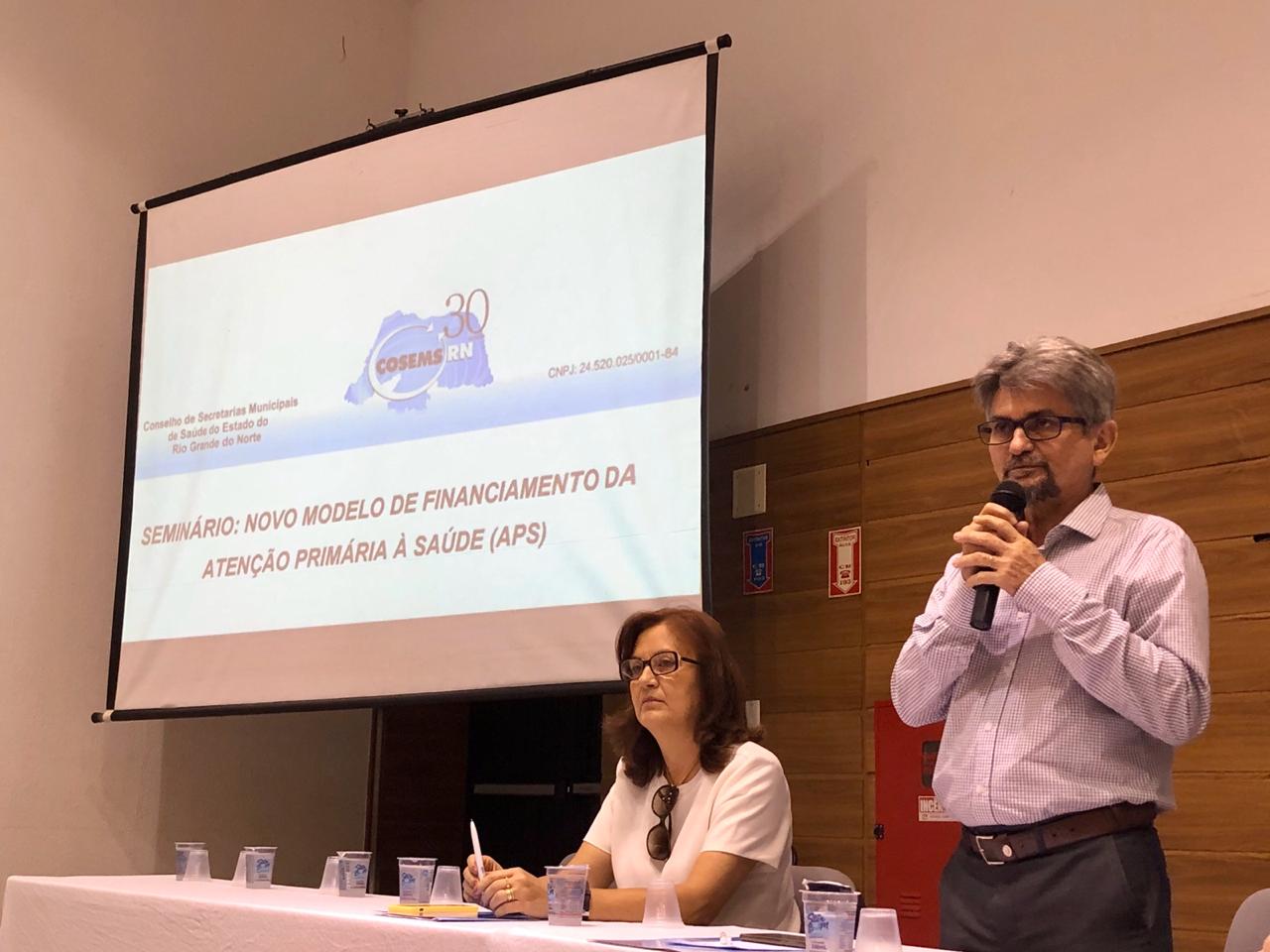 SEMINÁRIO SOBRE NOVO MODELO DE FINANCIAMENTO DA ATENÇÃO PRIMÁRIA À SAÚDE