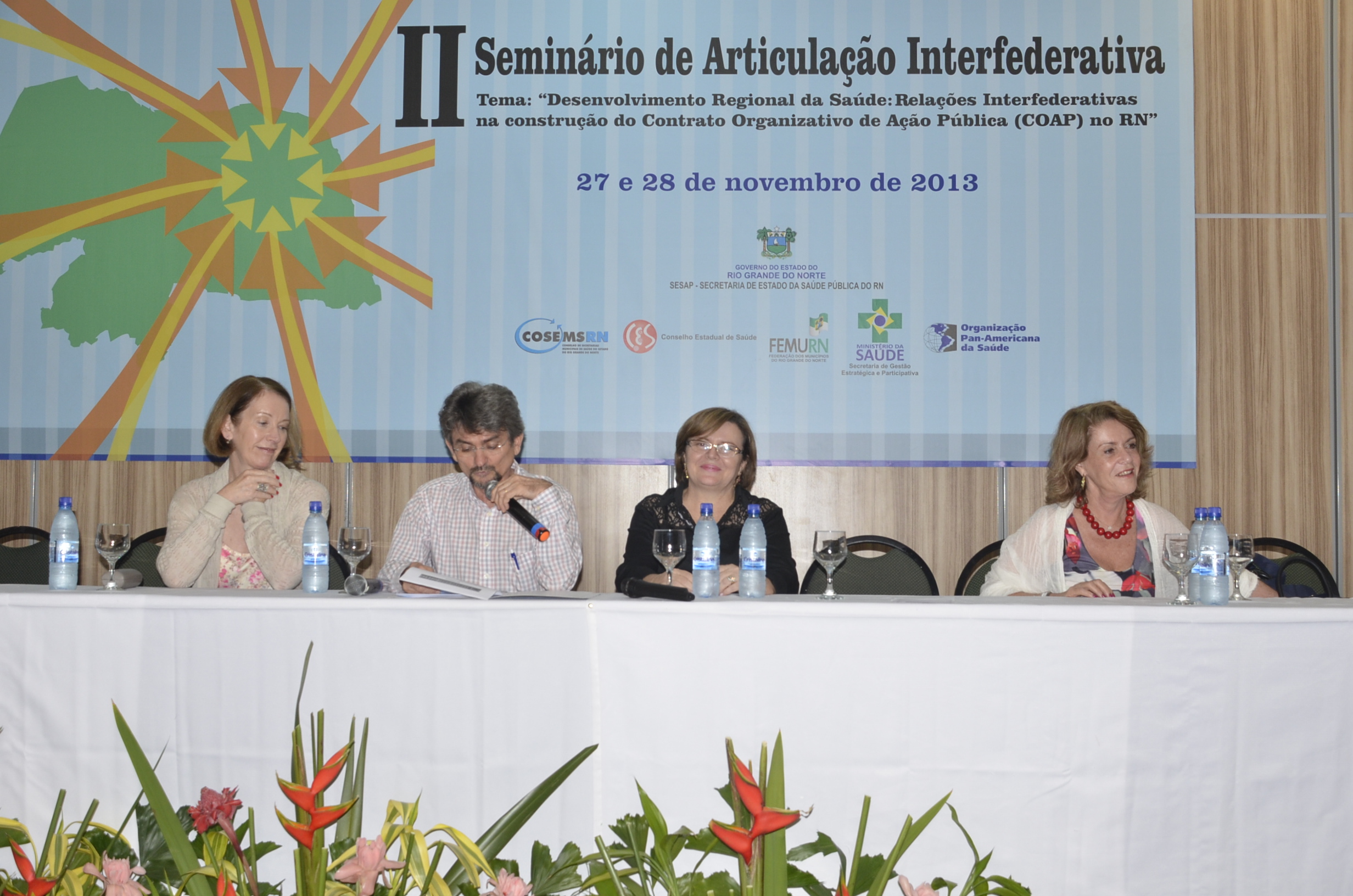 II SEMINÁRIO DE ARTICULAÇÃO INTERFEDERATIVA DO COSEMS-RN: 27 e 28/11/2013