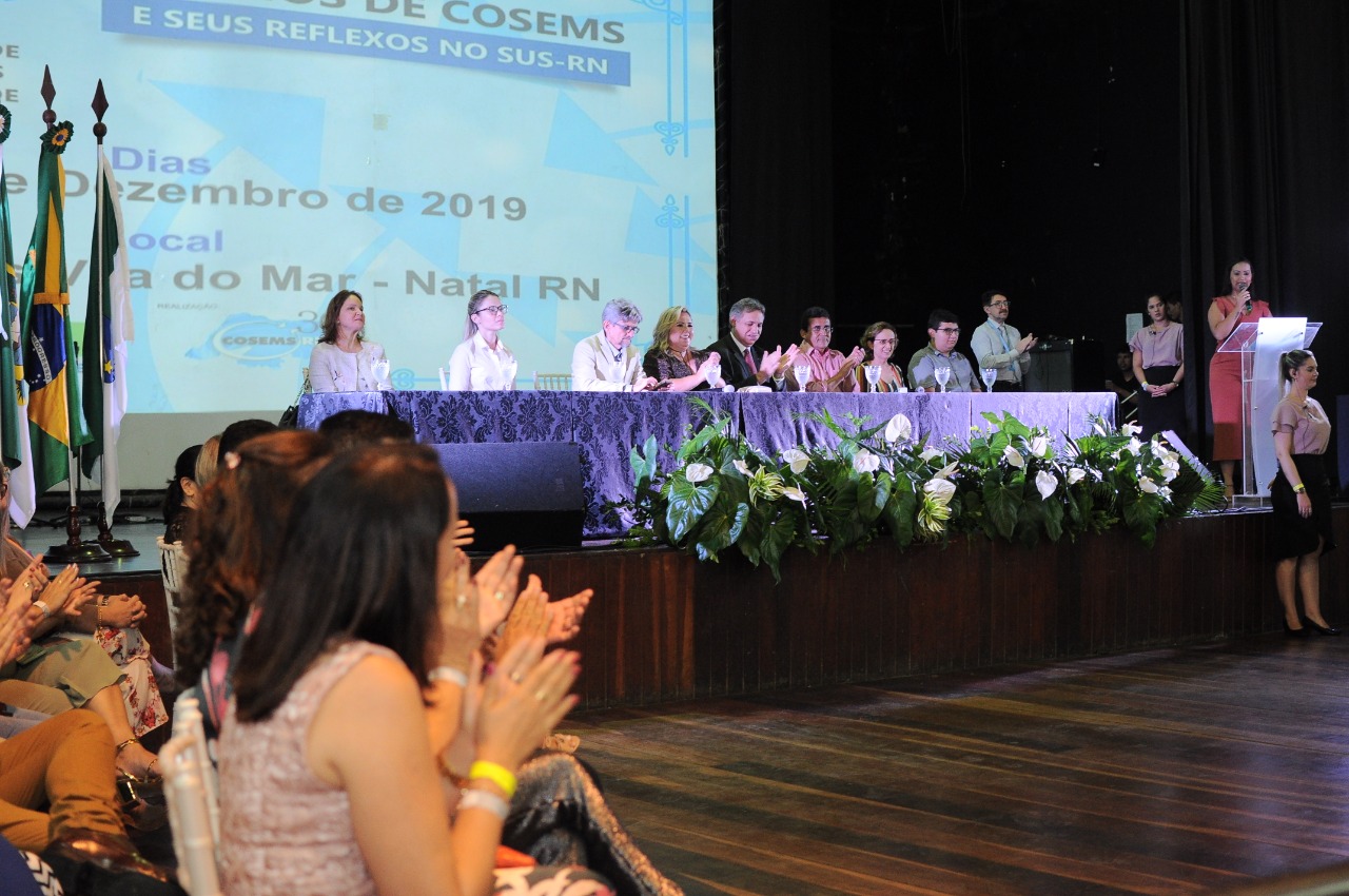 XV CONGRESSO COSEMS-RN: ABERTURA OFICIAL