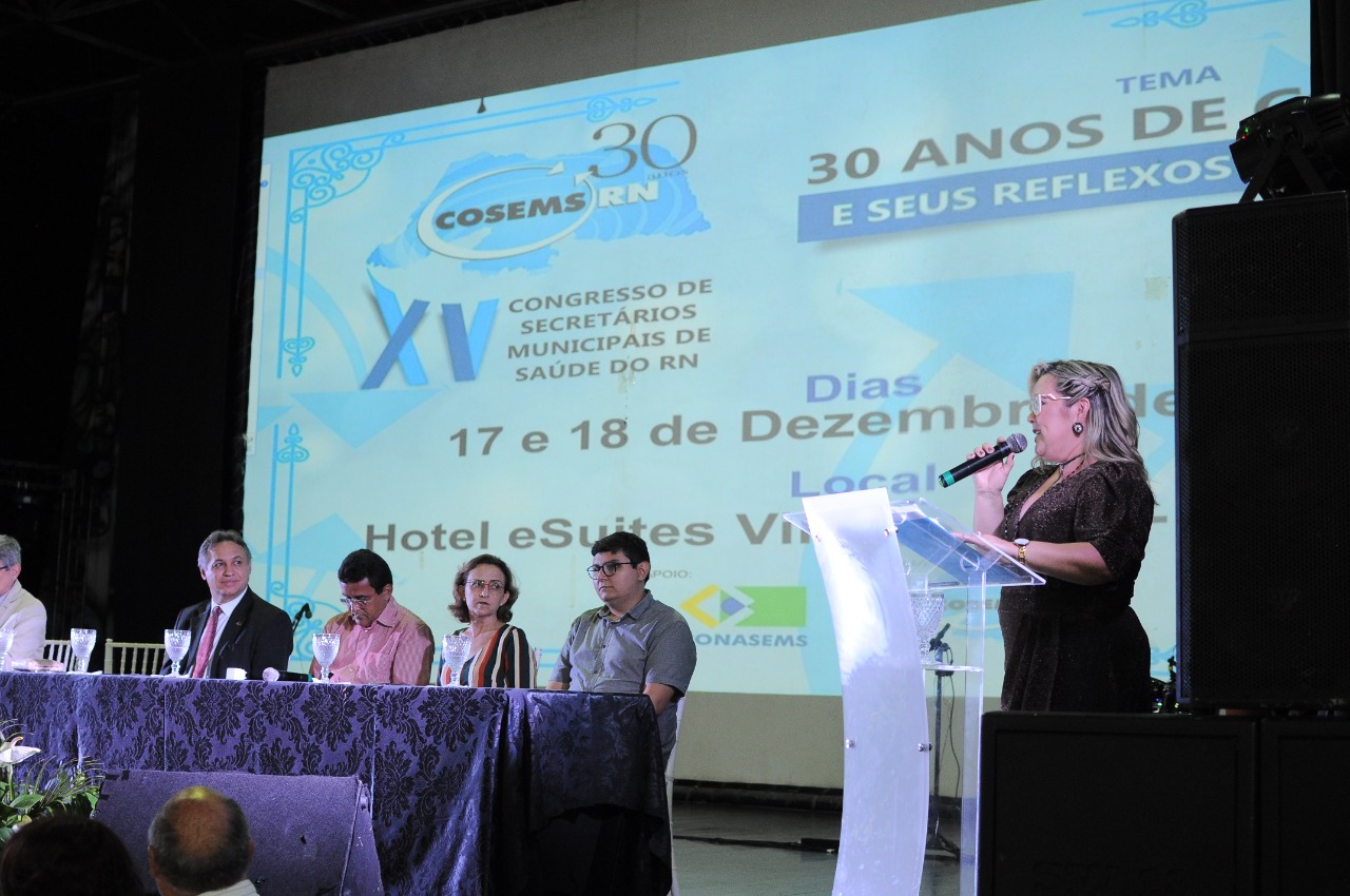 XV CONGRESSO COSEMS-RN: ABERTURA OFICIAL