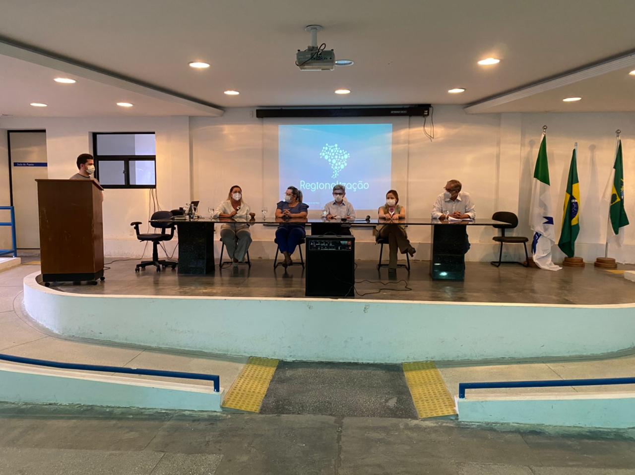 I ENCONTRO PRESENCIAL DO PROJETO DE FORTALECIMENTO DOS PROCESSOS DE GOVERNANÇA, ORGANIZAÇÃO E INTEGRAÇÃO DA REDE DE ATENÇÃO À SAÚDE – REGIONALIZAÇÃO