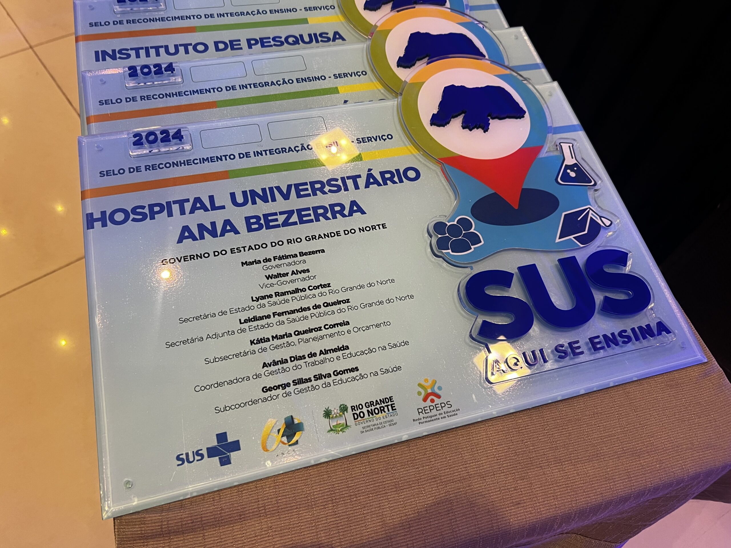 CERTIFICAÇÃO SELO “SUS AQUI SE ENSINA”