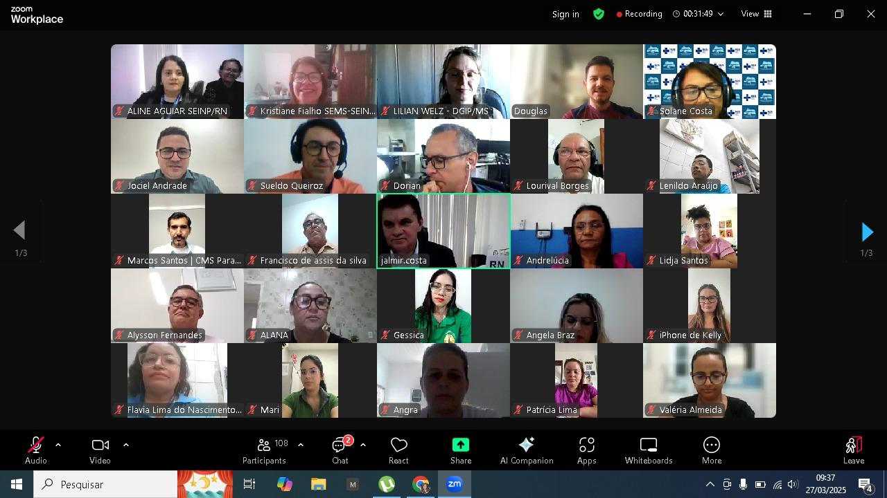 Conferência Virtual Discute a Construção dos Planos Municipais de Saúde 2026-2029 no RN Conferência Virtual Discute a Construção dos Planos Municipais de Saúde 2026-2029 no RN