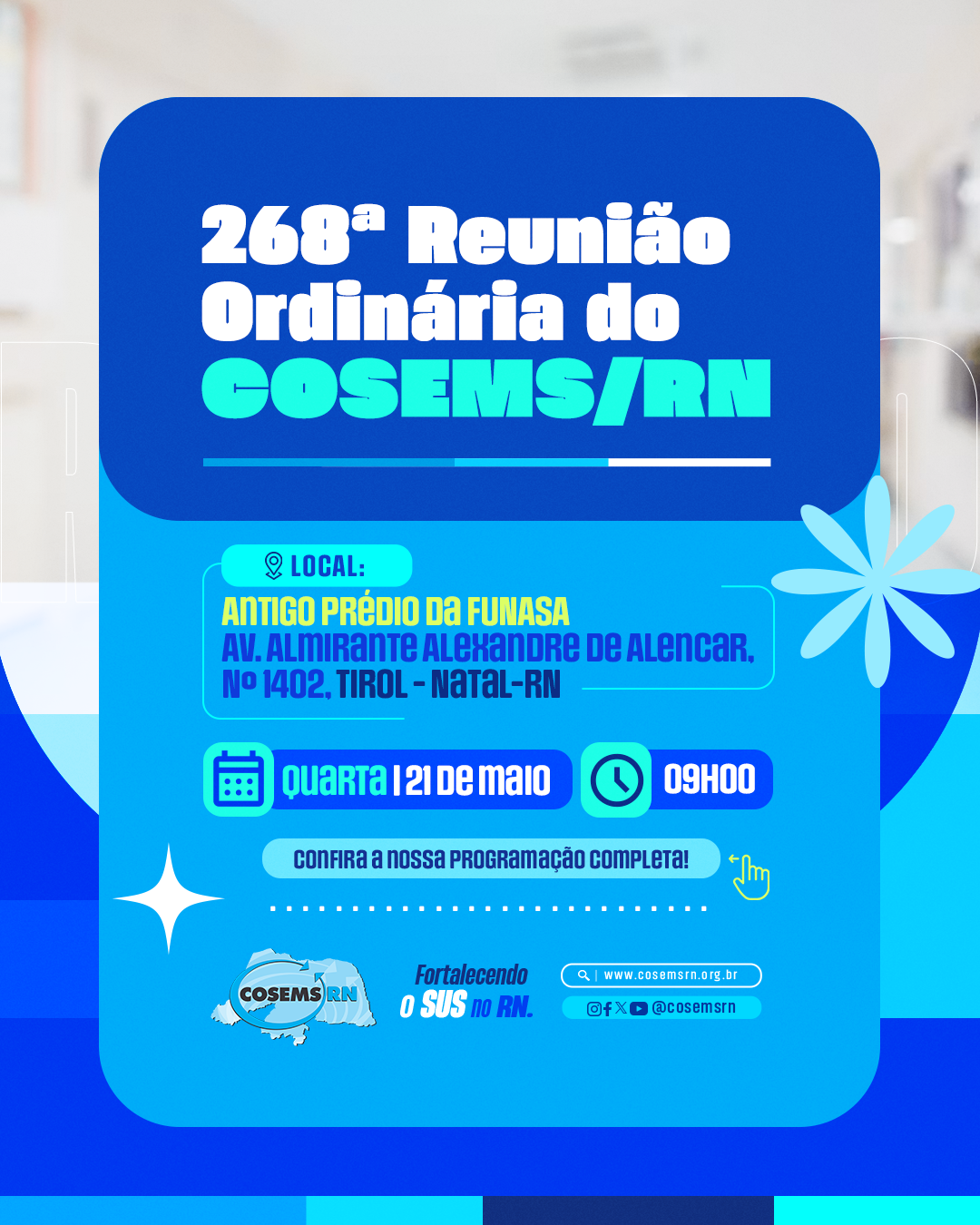 Secretários municipais de Saúde do RN debatem ações estratégicas do SUS em reunião do Cosems