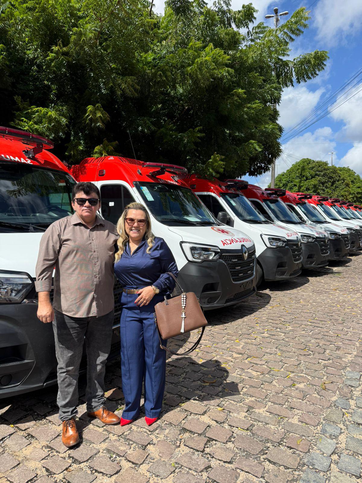 PRESIDENTE DO COSEMS CELEBRA EXPANSÃO DA FROTA DO SAMU NO RN – 21/07/2025