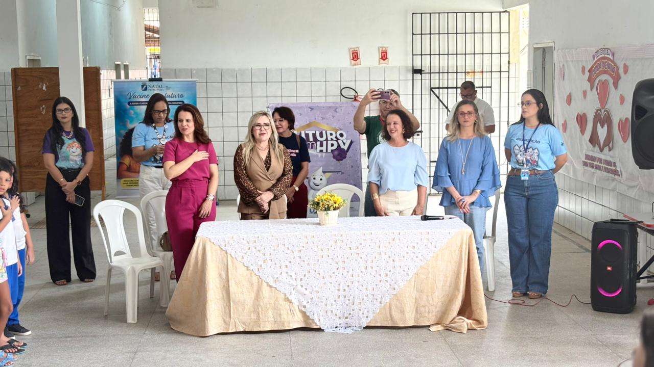 ABERTURA DA ESTRATÉGIA VACINAÇÃO NAS ESCOLAS NO RN (NATAL): 25/05/2026