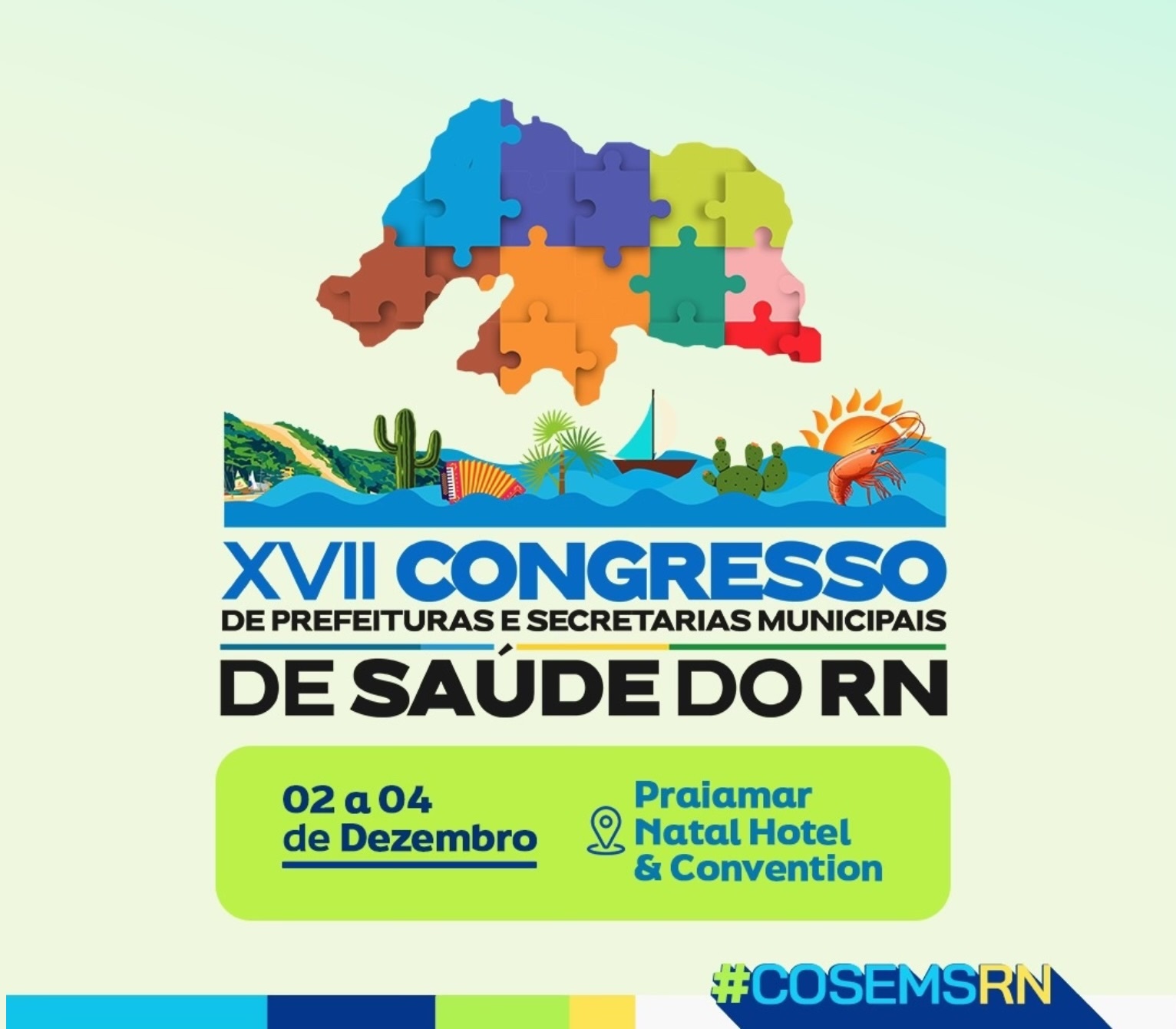 XVII Congresso de Prefeituras e Secretarias Municipais de Saúde do RN debaterá os caminhos da saúde pública potiguar